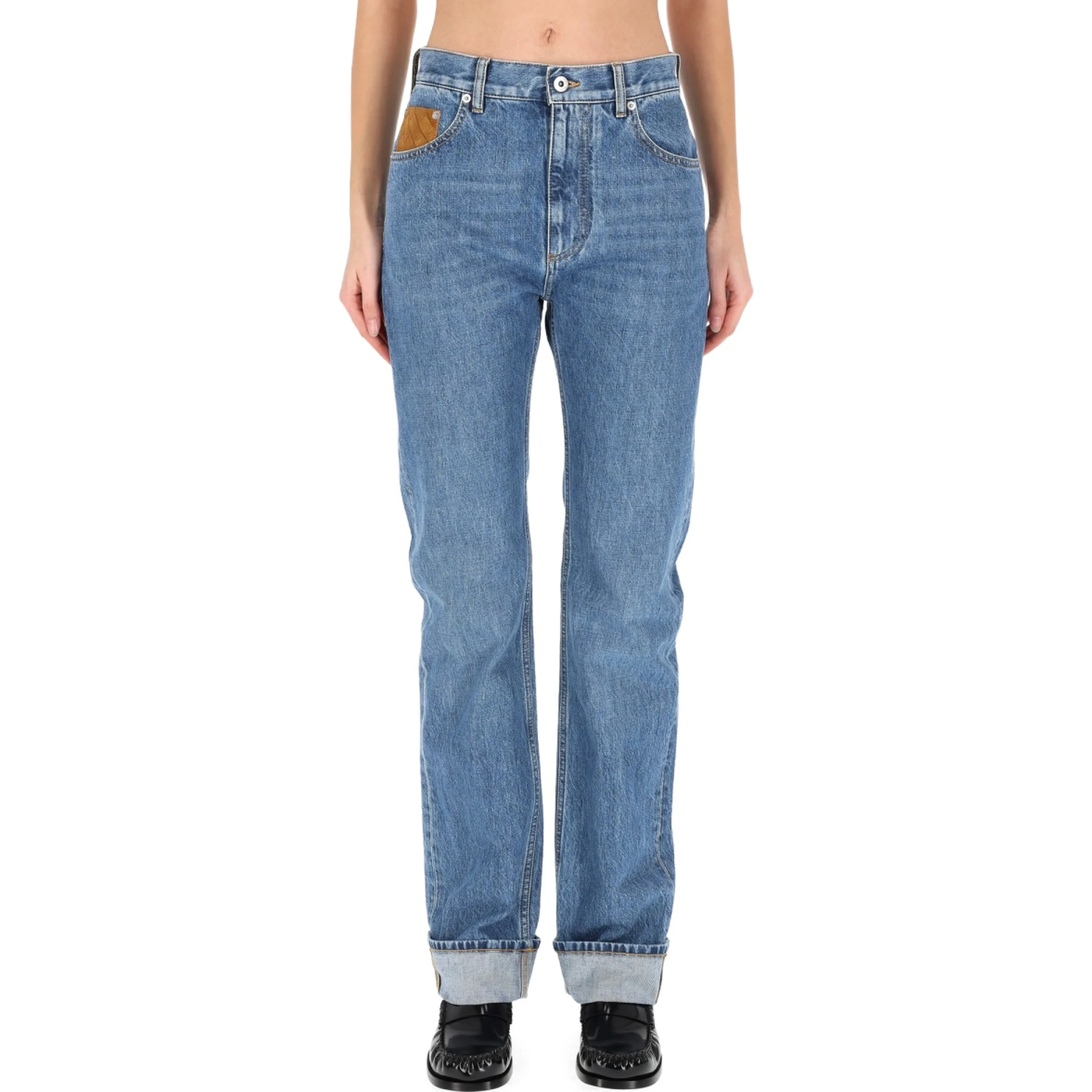 "INDIGO VINTAGE" STRAIGHT JEANS
