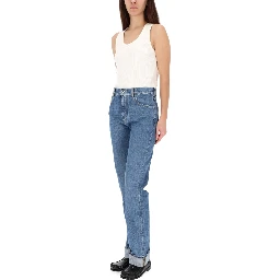 "INDIGO VINTAGE" STRAIGHT JEANS