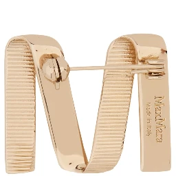 BROOCH WITH LOGO
