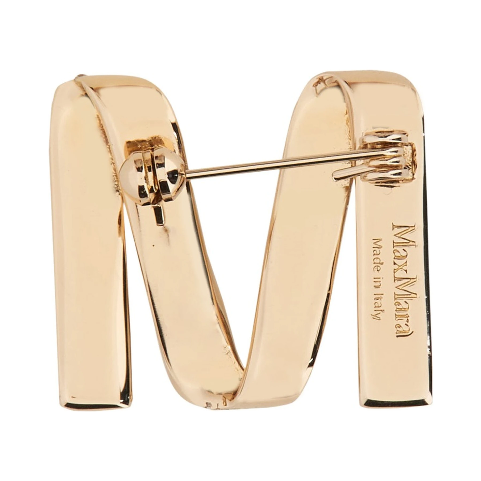 BROOCH WITH LOGO