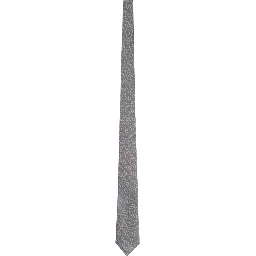 SILK TIE WITH CLAMPS