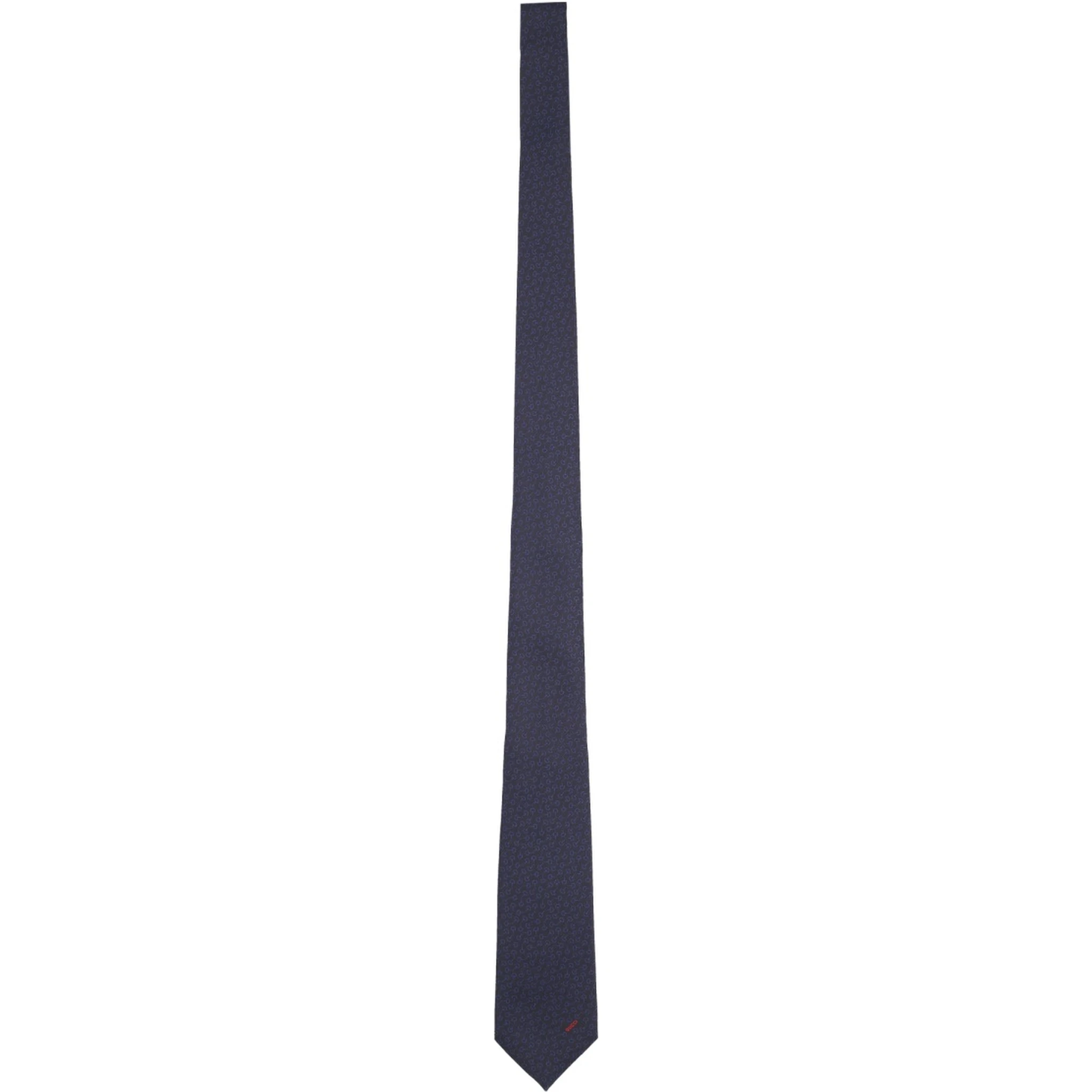 SILK TIE WITH CLAMPS