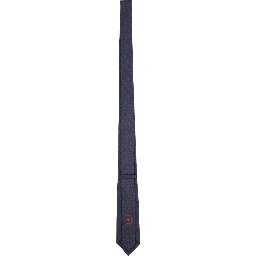 SILK TIE WITH CLAMPS