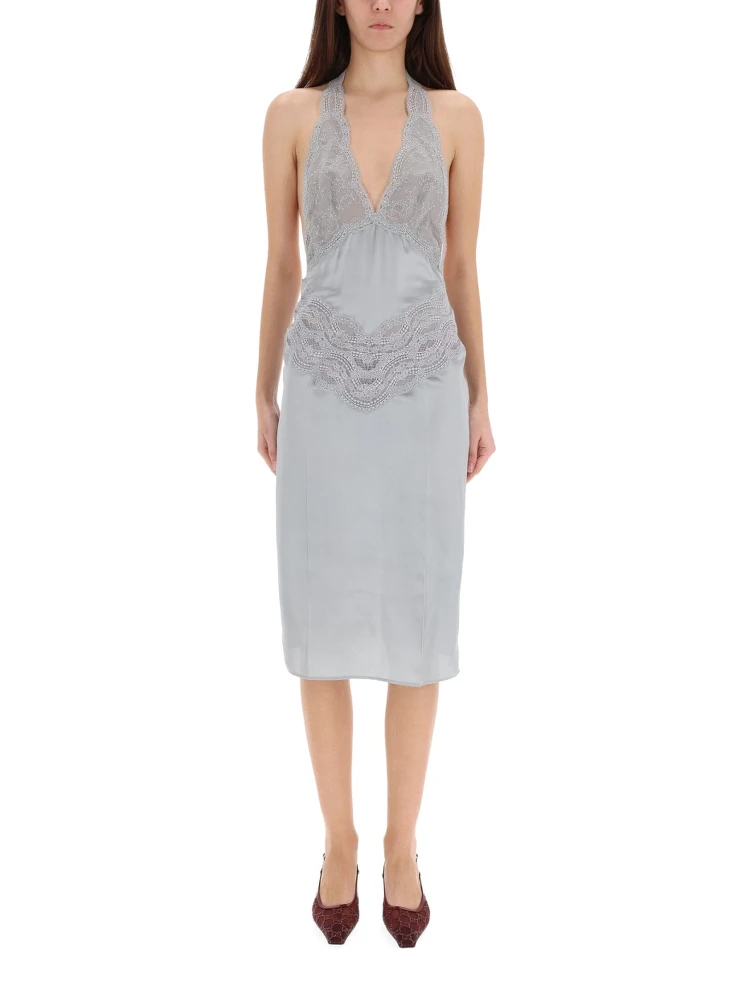 SILK SATIN DRESS