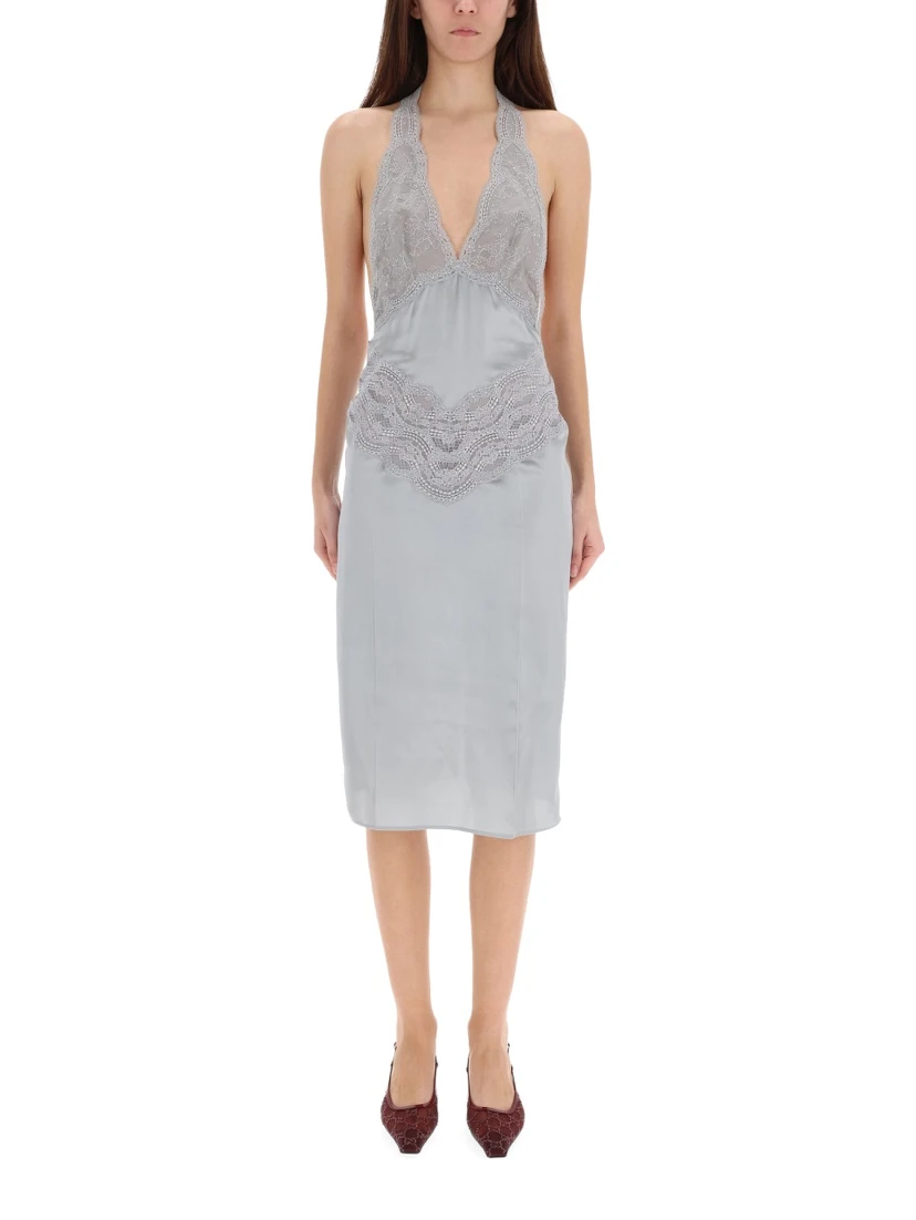 SILK SATIN DRESS