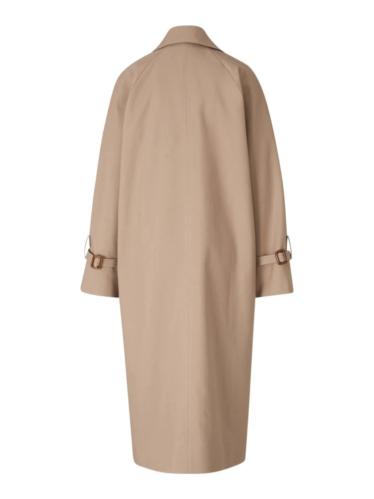 DOUBLE-BREASTED COTTON TRENCH COAT alternative