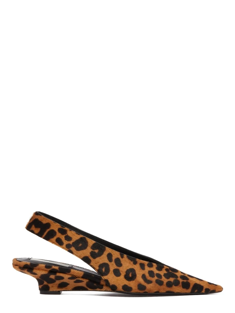 WEDGE SLINGBACK PUMPS