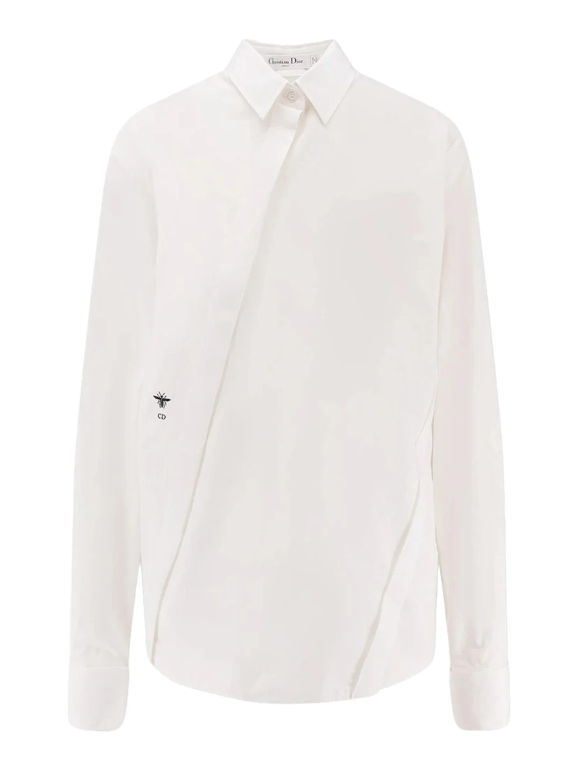 SHIRT WITH ASYMMETRICAL CLOSURE