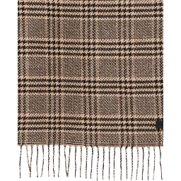 PRINCE OF WALES PATTERN SILK SCARF