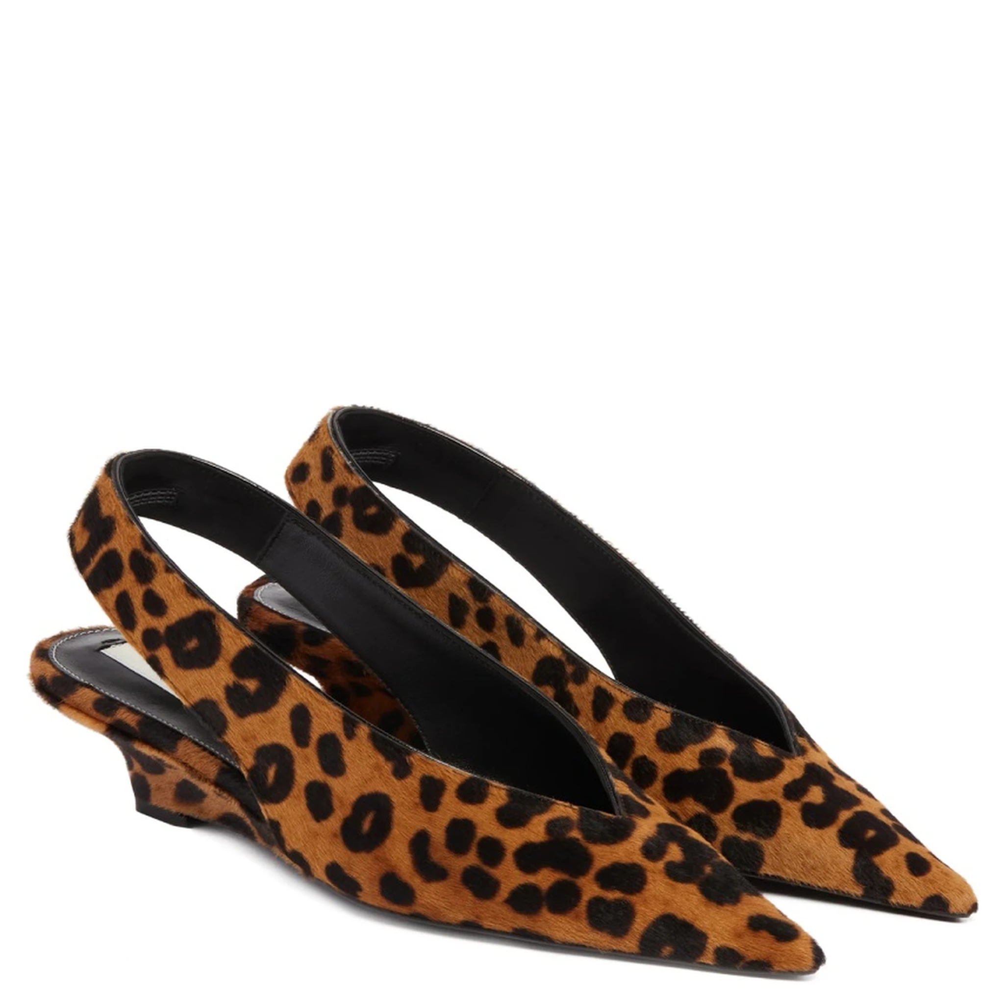 WEDGE SLINGBACK PUMPS