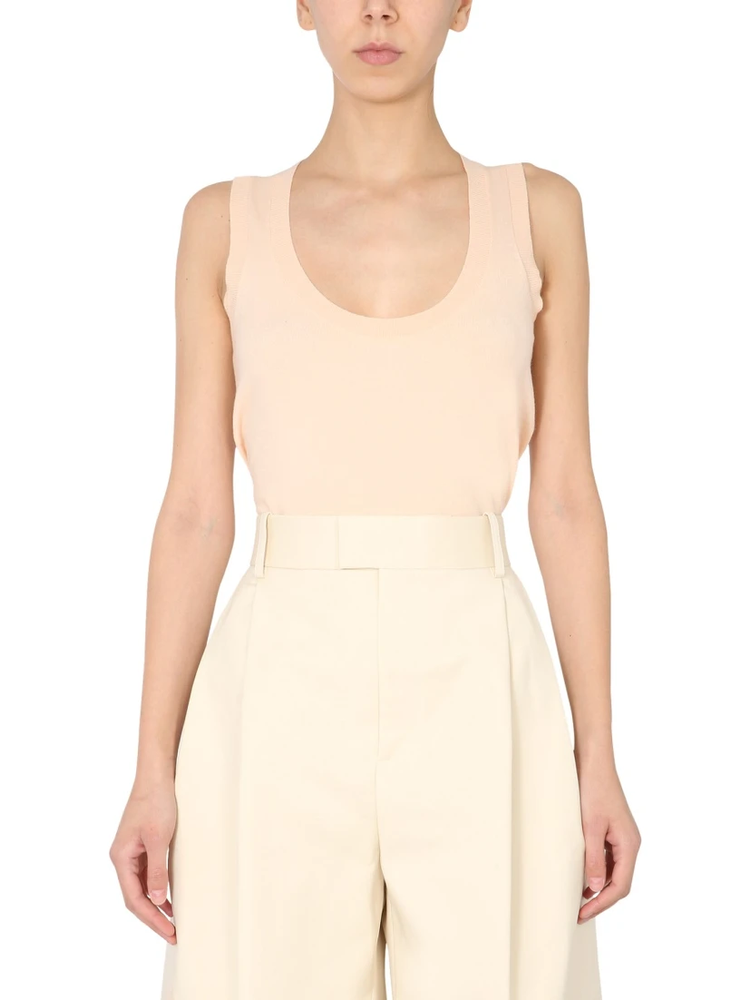 LIGHT SWEATER WITHOUT SLEEVES