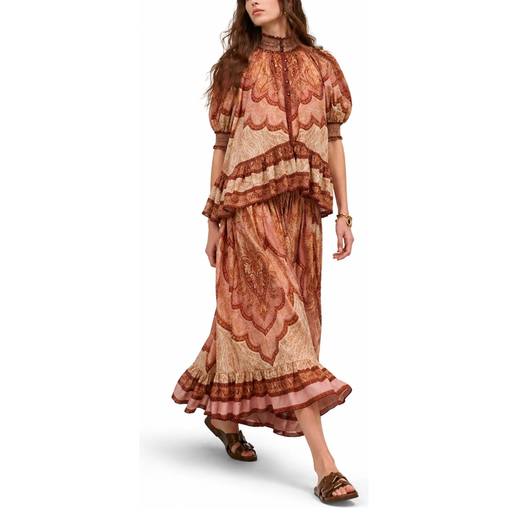 "WANDERLUST" LONG SKIRT