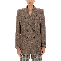 HERRINGBONE WOOL JACKET