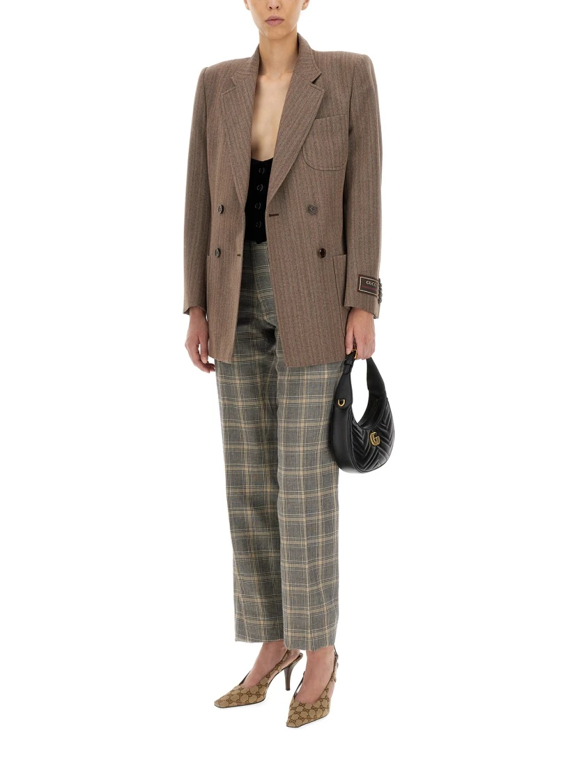 HERRINGBONE WOOL JACKET