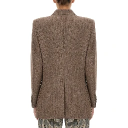 HERRINGBONE WOOL JACKET
