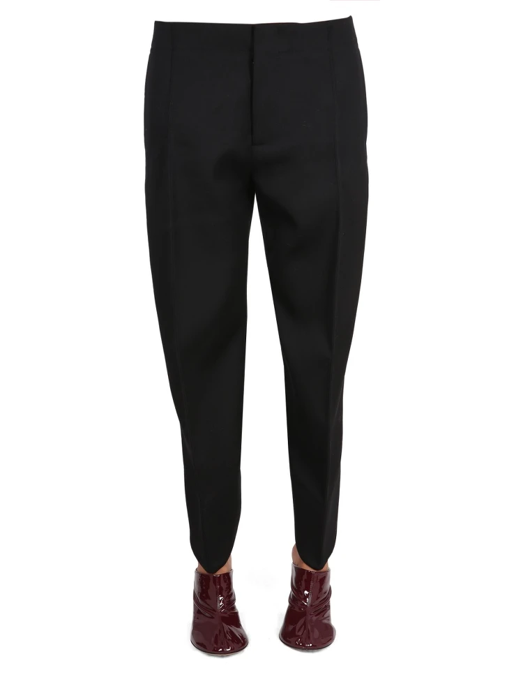 COMPACT WOOL PANTS