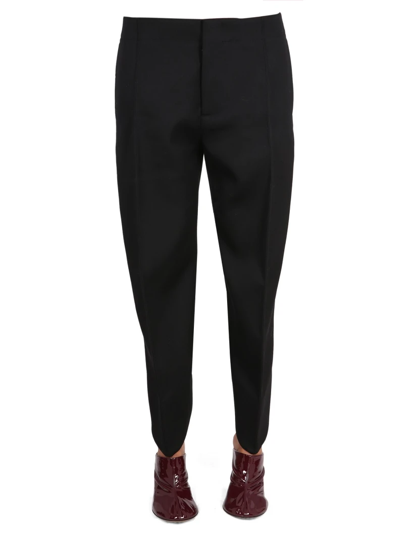 COMPACT WOOL PANTS
