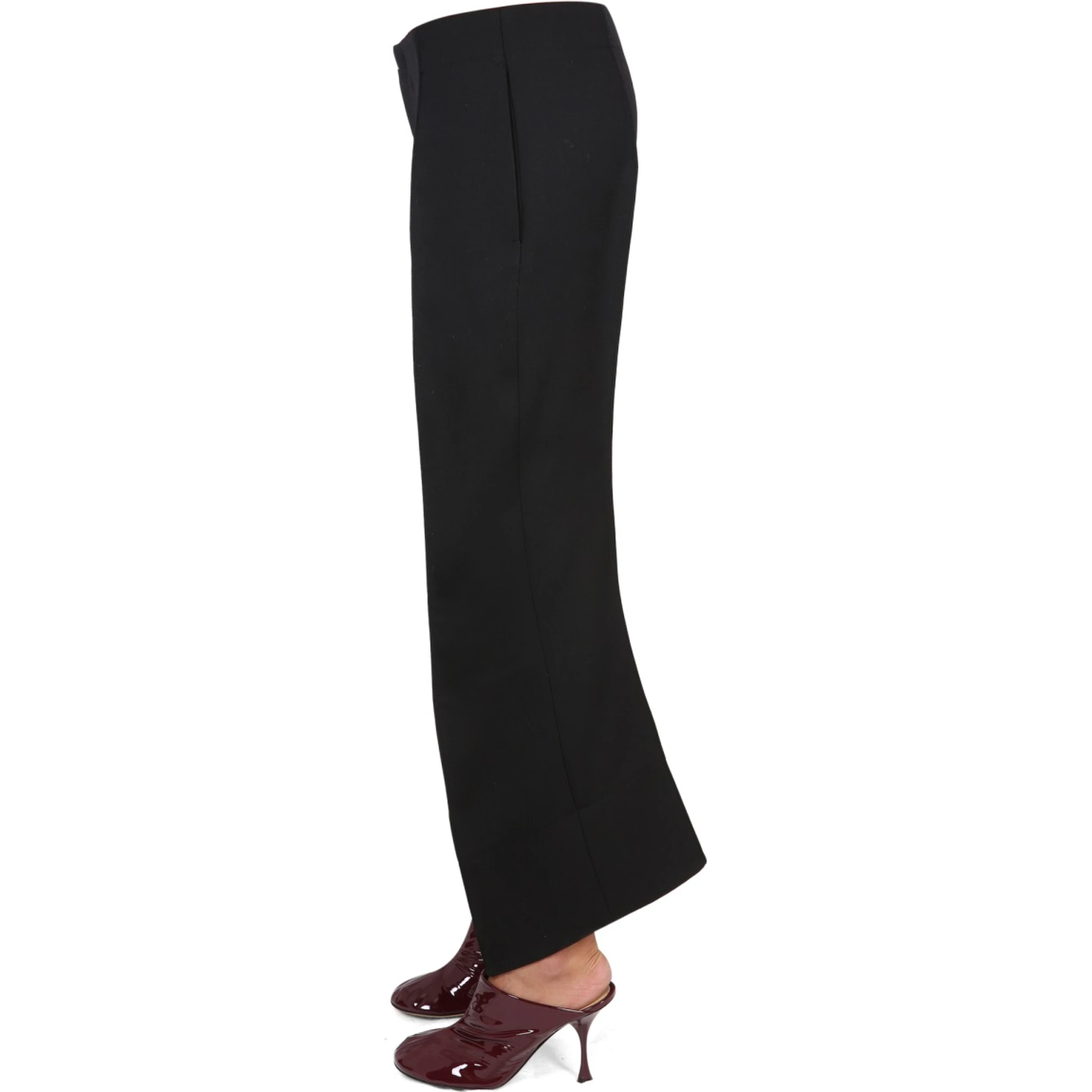 COMPACT WOOL PANTS