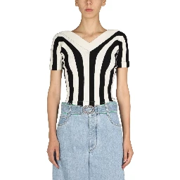 STRIPED PATTERN TOP