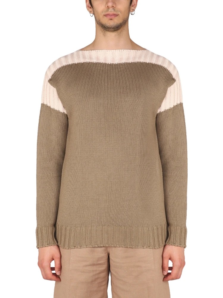 COTTON AND CASHMERE SWEATER