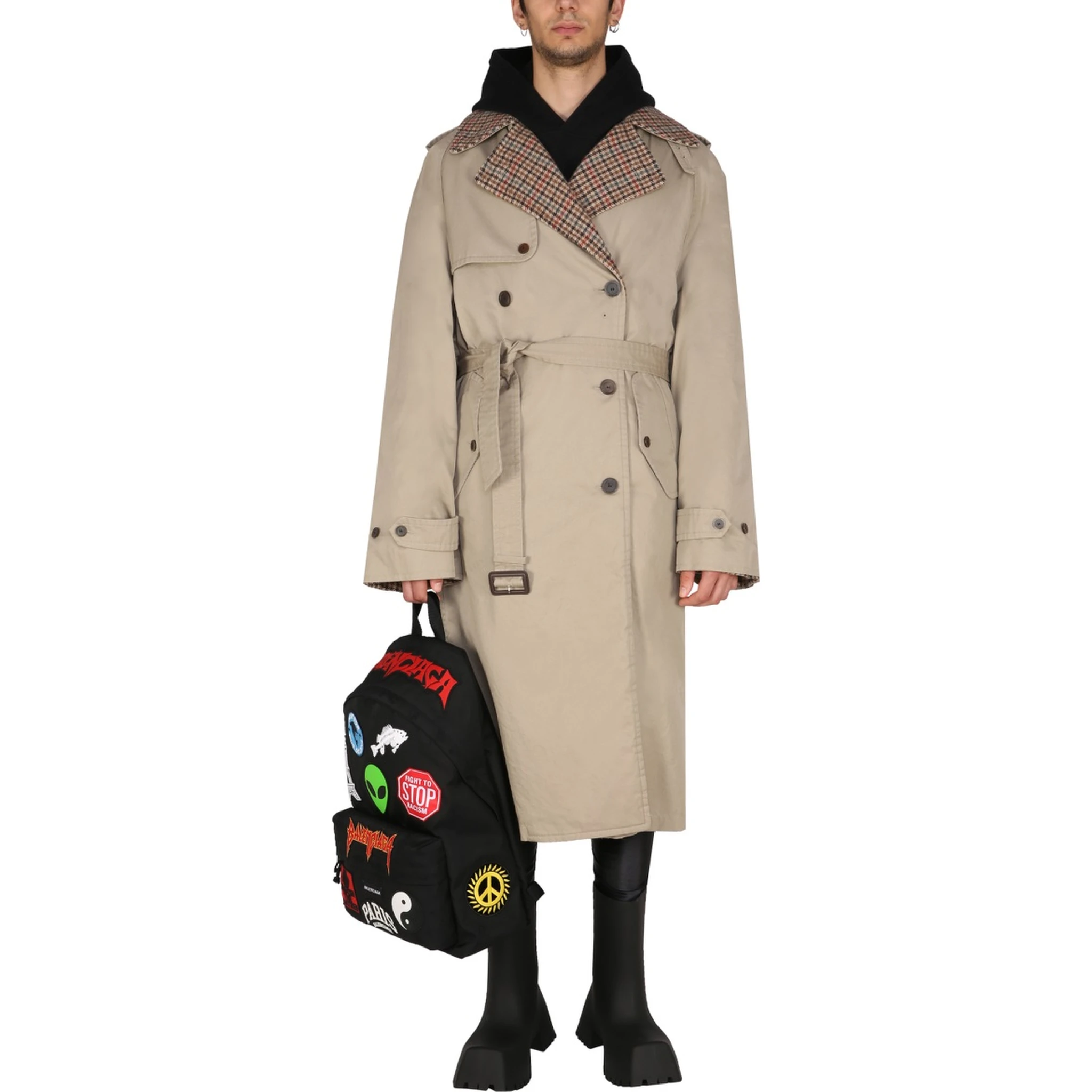 REVERSIBLE TRENCH COAT