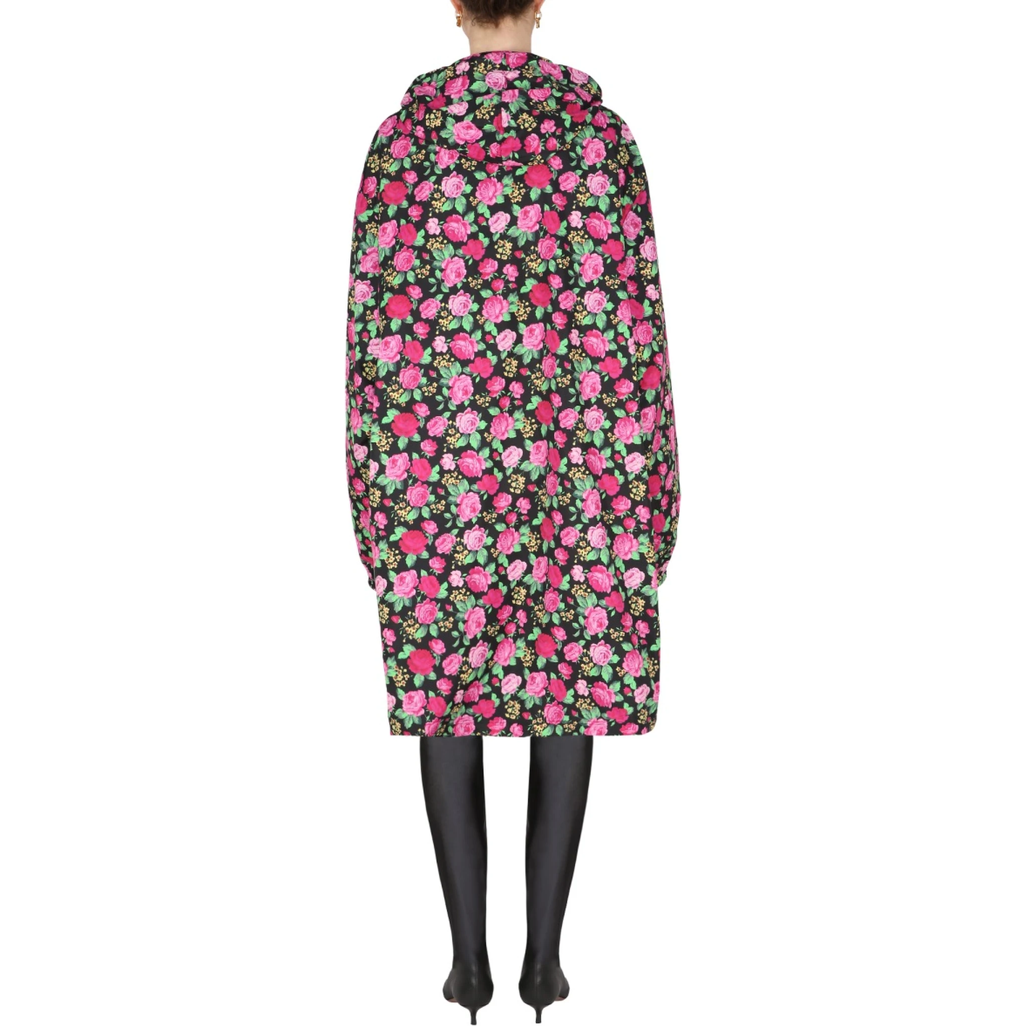 COAT WITH FLORAL PATTERN