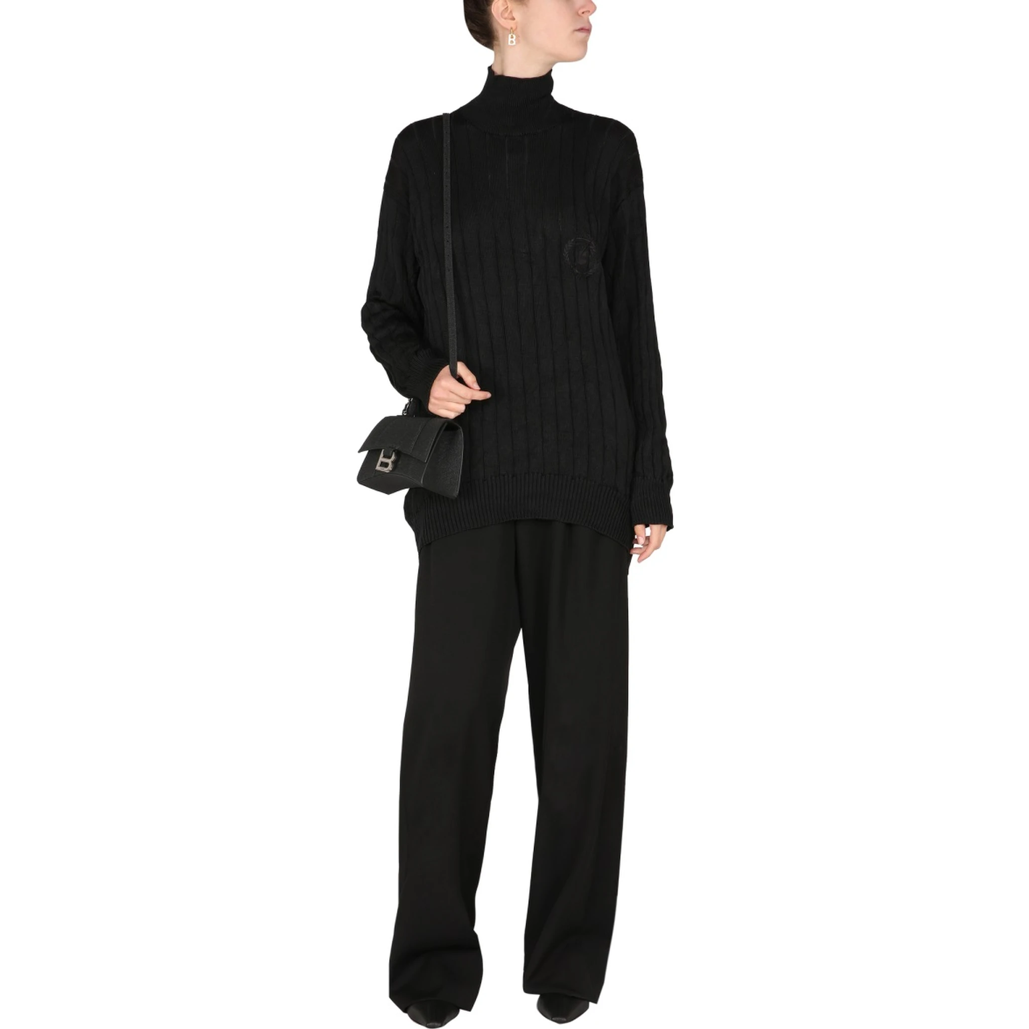 OVERSIZED TURTLENECK PULLOVER