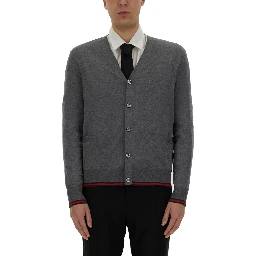 WEB PATTERN CARDIGAN