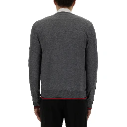 WEB PATTERN CARDIGAN