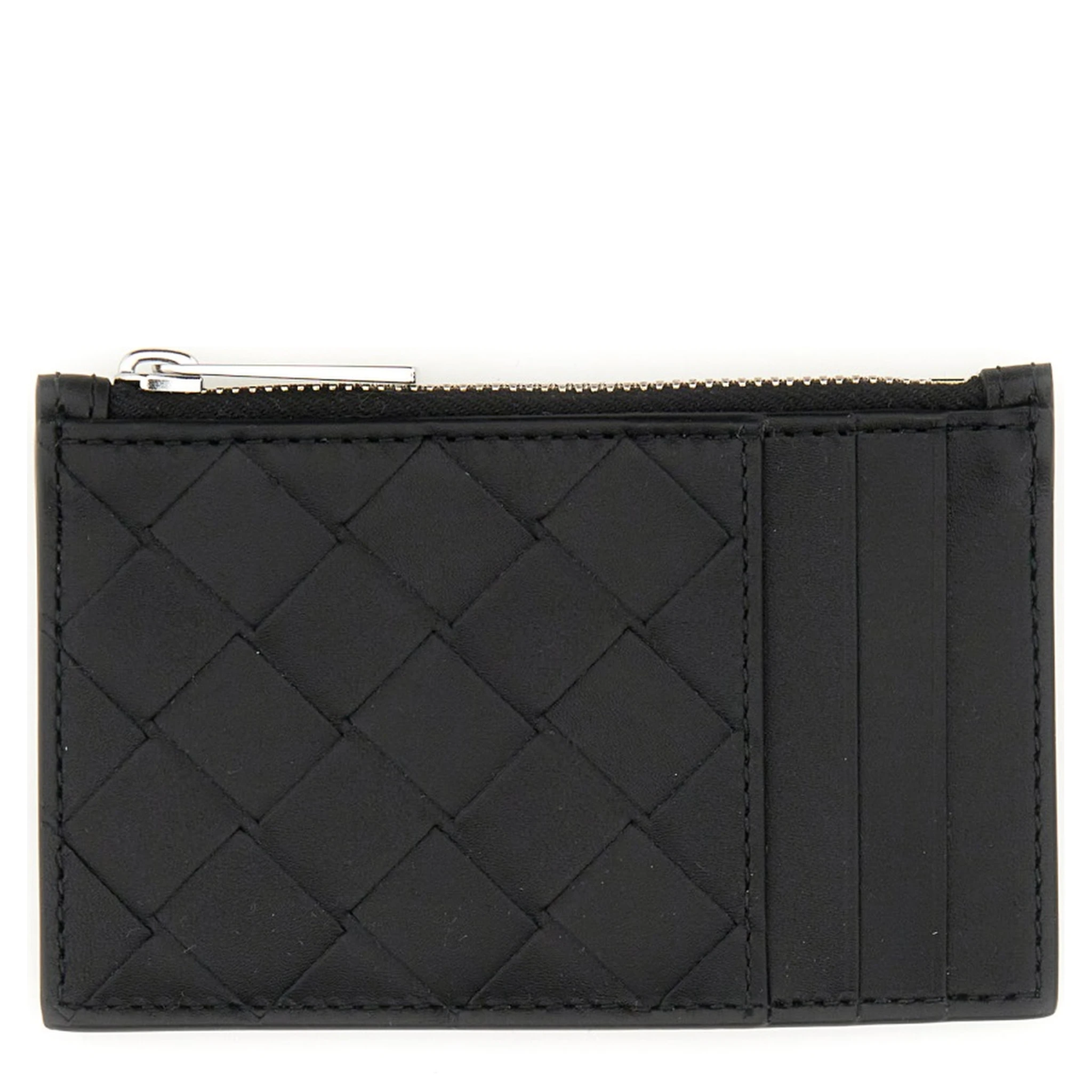 WOVEN CARD HOLDER WITH ZIPPER