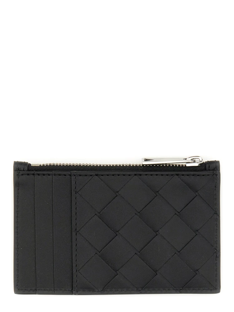 WOVEN CARD HOLDER WITH ZIPPER alternative