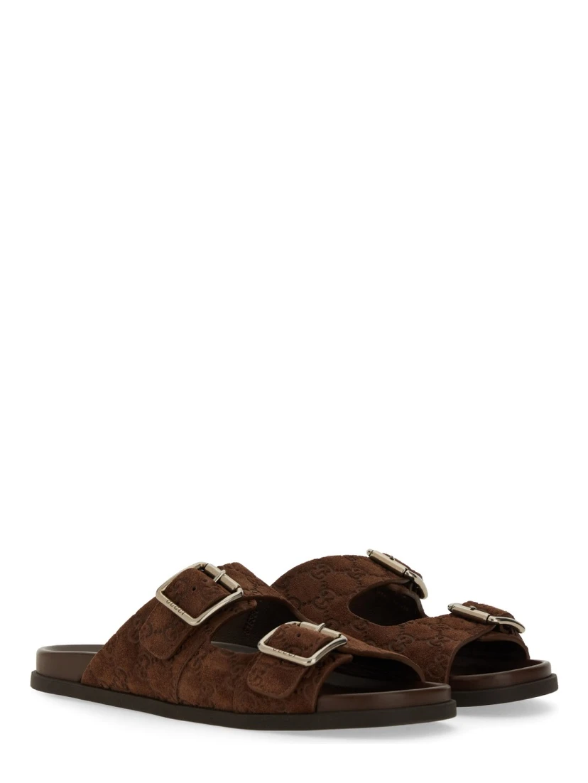 LEATHER SLIDER SANDAL