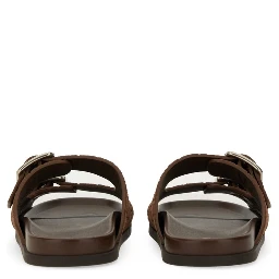 LEATHER SLIDER SANDAL