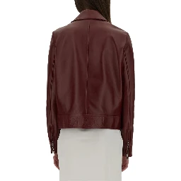 LEATHER BIKER JACKET