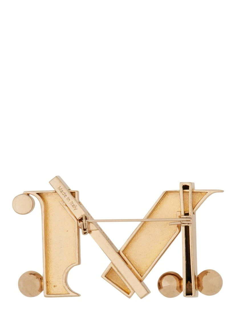 MONOGRAM BROOCH