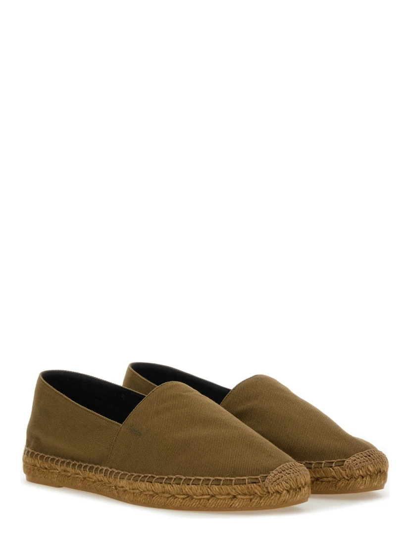 COTTON GABARDINE ESPADRILLE