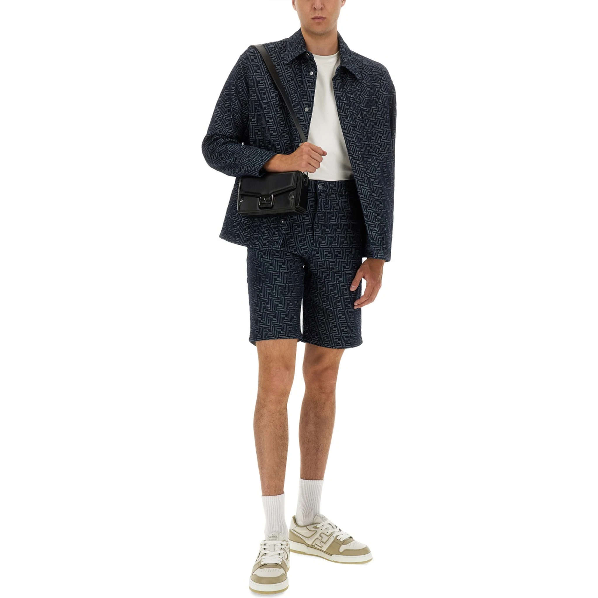 FF JACQUARD DENIM SHIRT