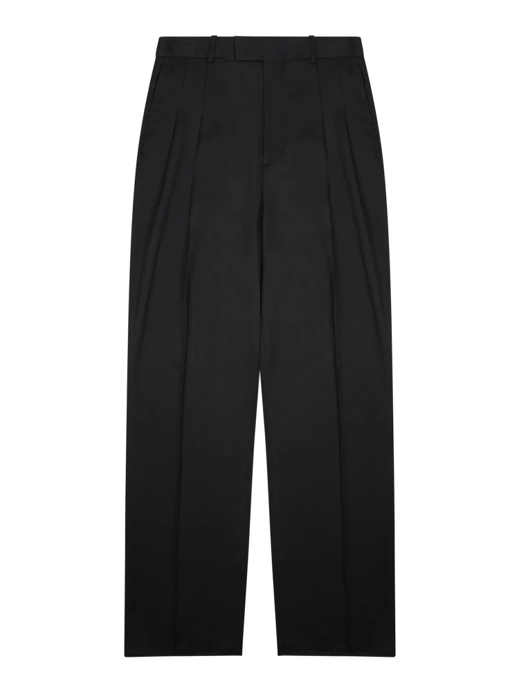 SILK BLEND TAILORED PANTS