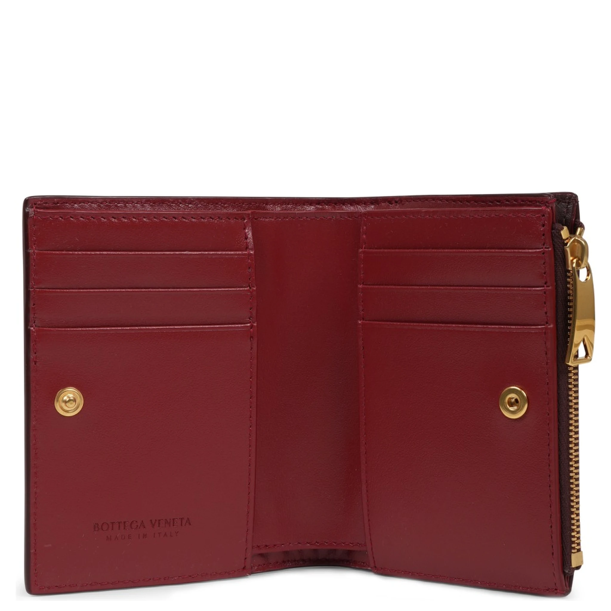 BI-FOLD WALLET WITH ZIPPER SMALL