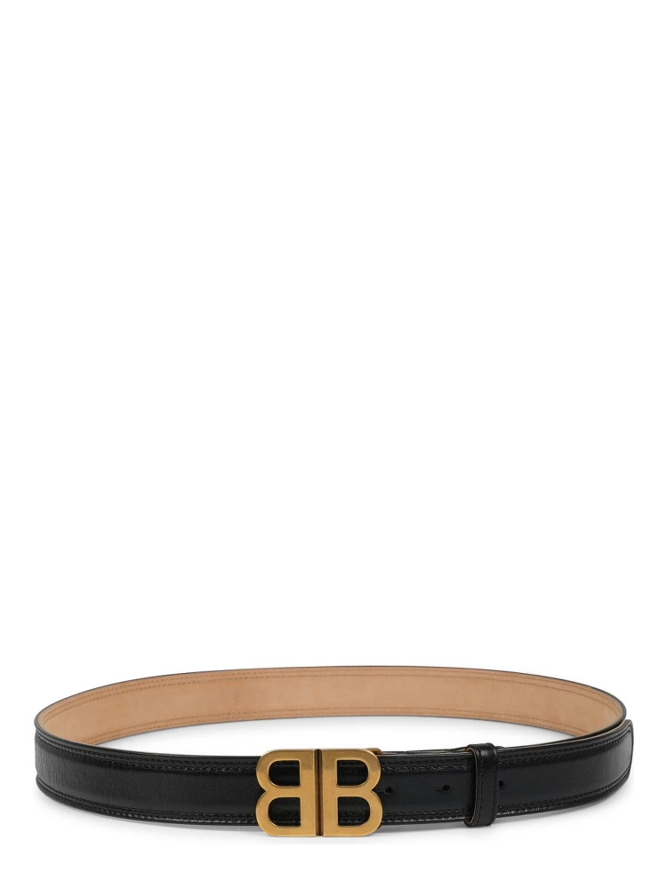 BELT WITH LOGO BUCKLE