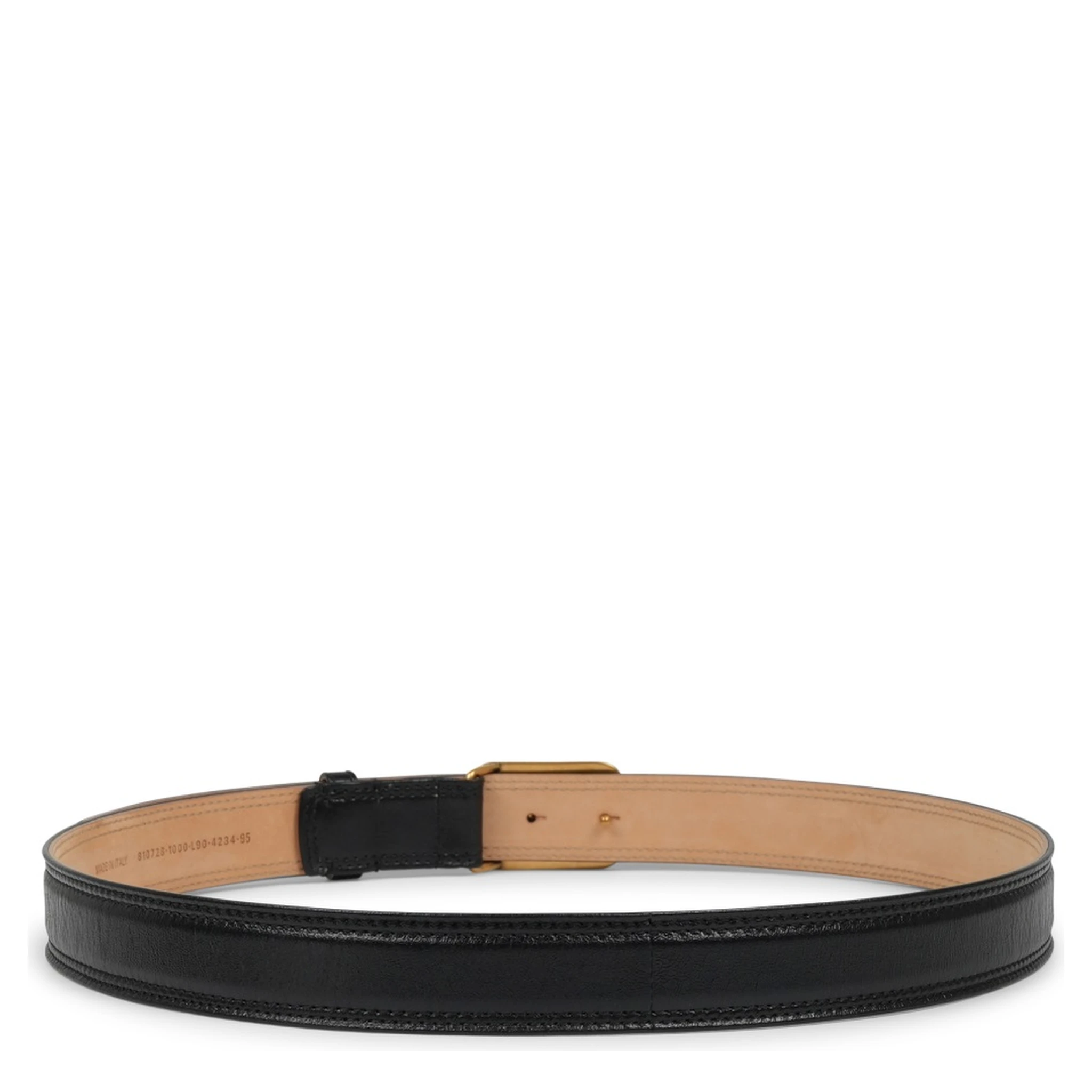 BELT WITH LOGO BUCKLE