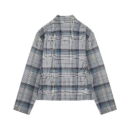 ZIPPERED "CHECK" SHIRT