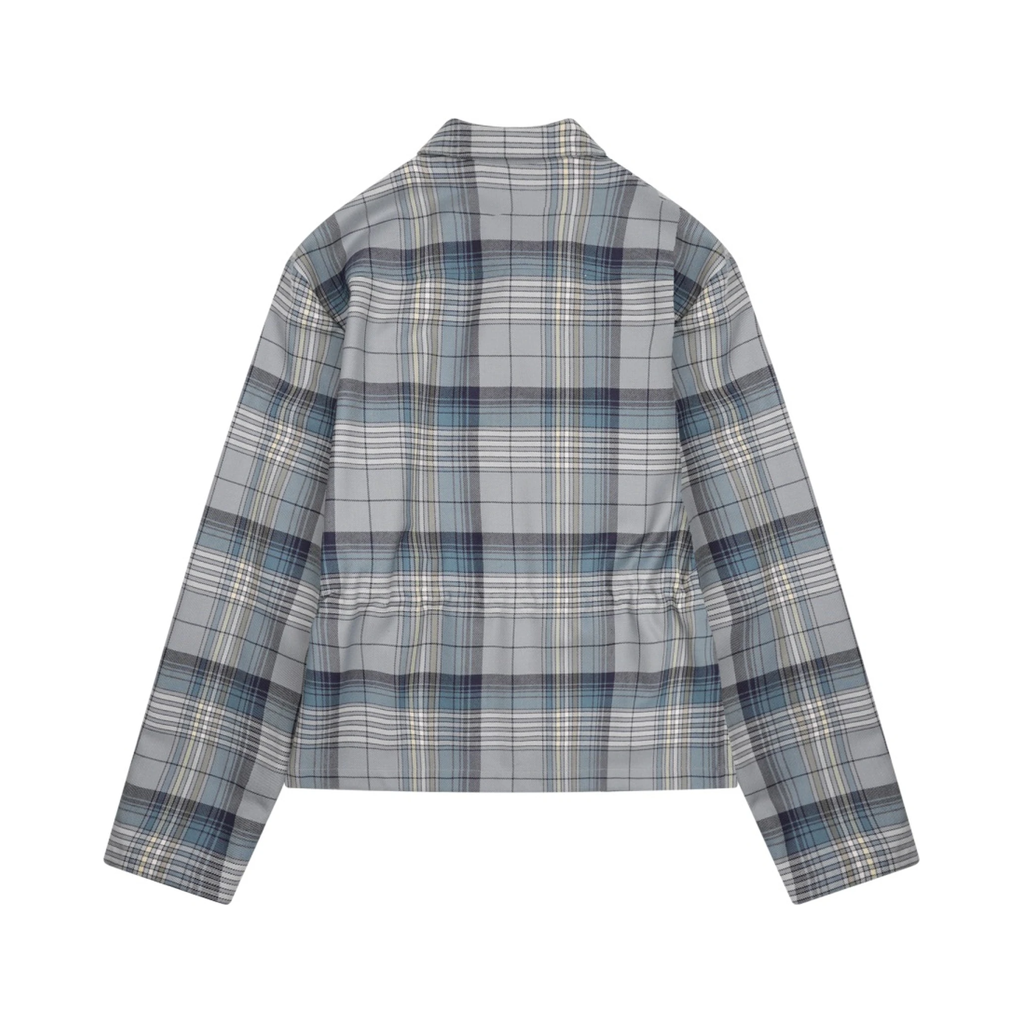 ZIPPERED "CHECK" SHIRT
