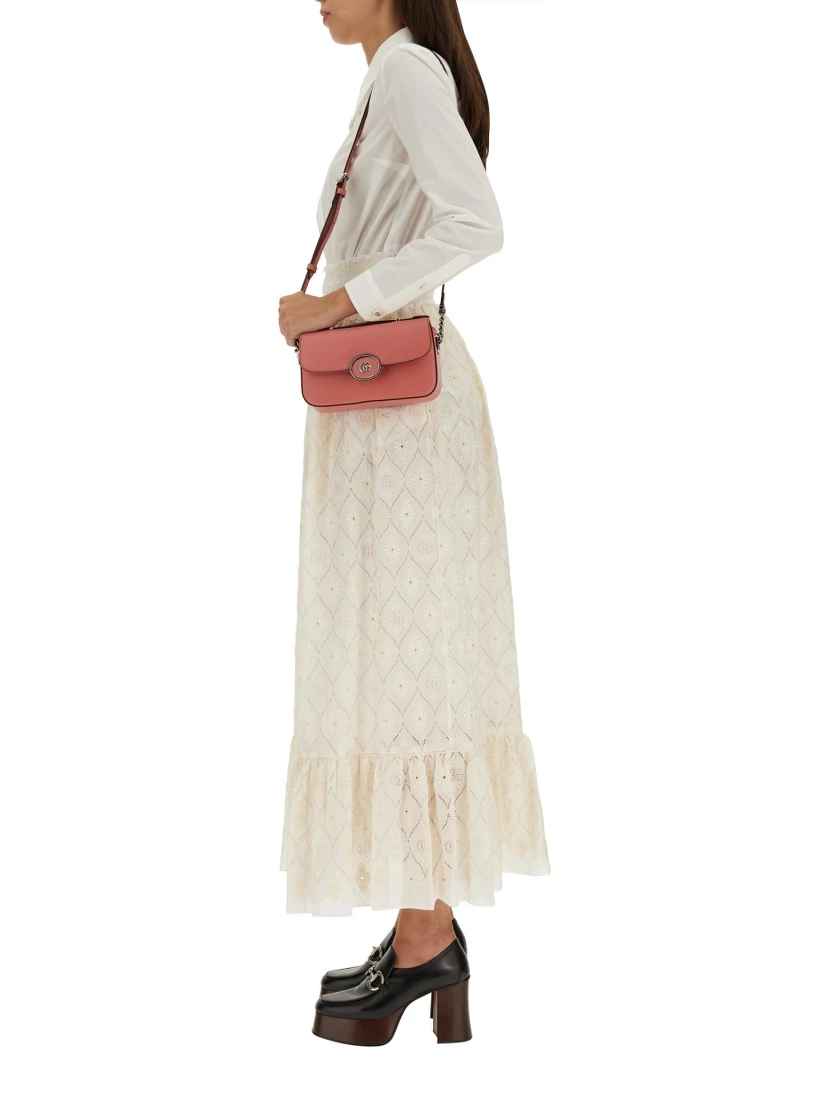 FLORAL BRODERIE ANGLAISE SKIRT