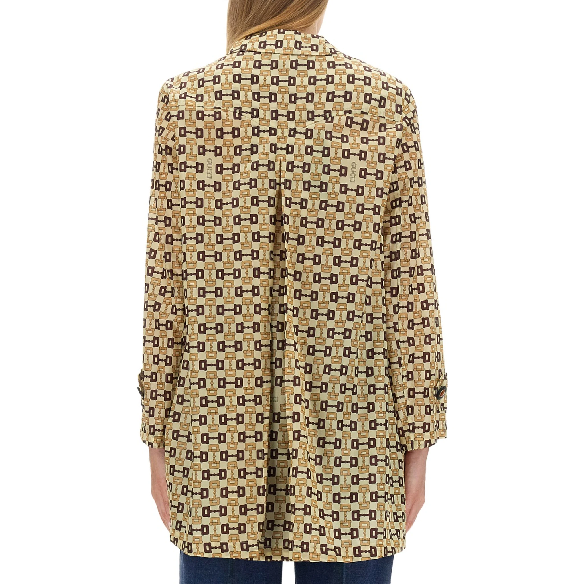 GUCCI HORSEBIT PRINT COAT