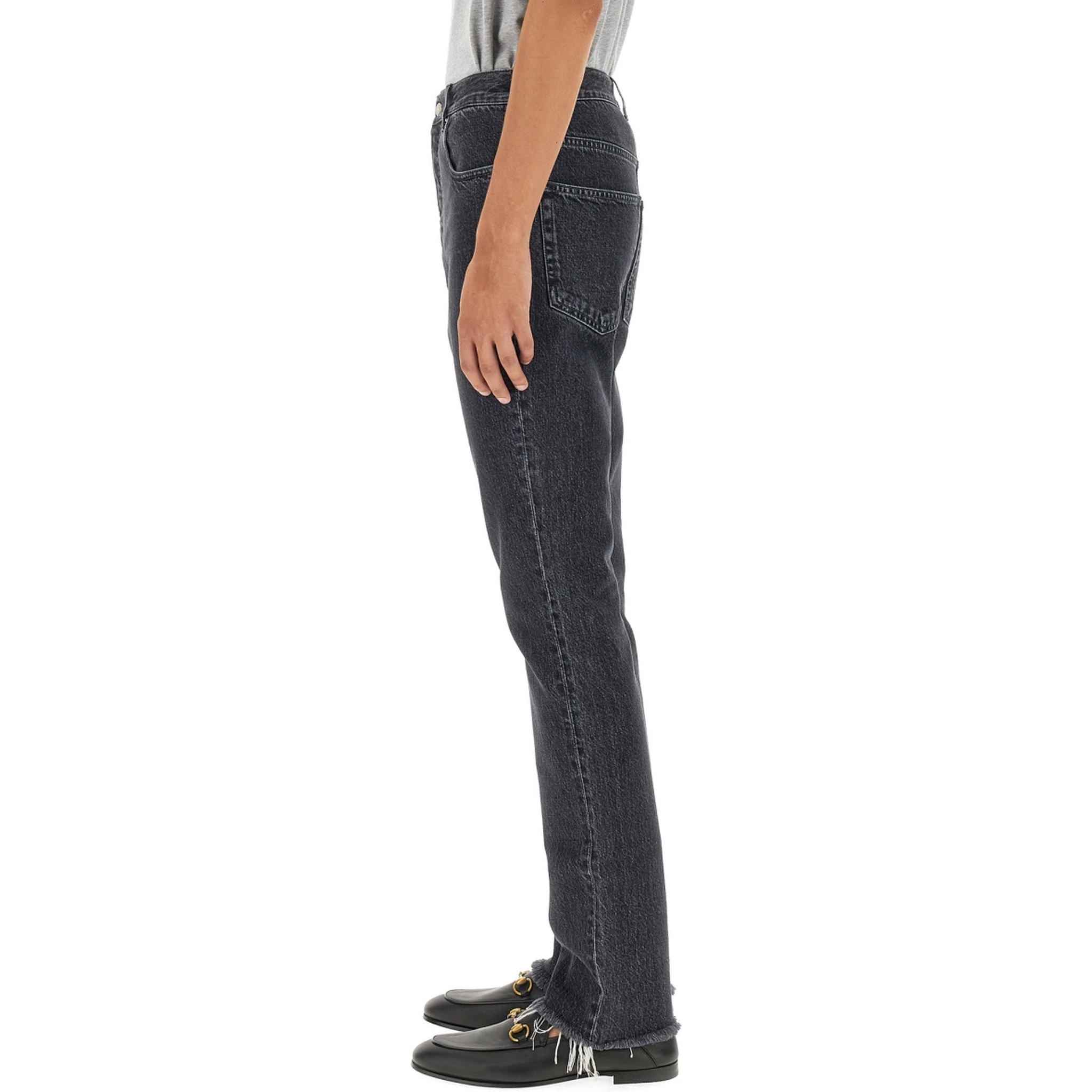 DENIM PANTS WITH LABEL