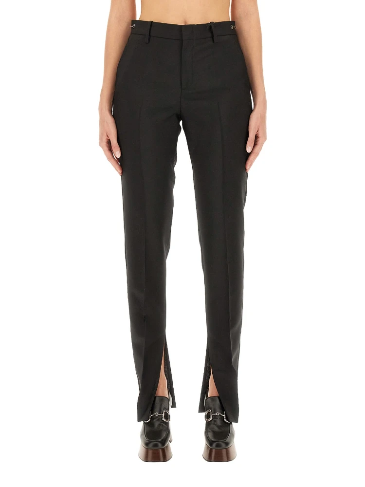 PANTS WITH CLAMP