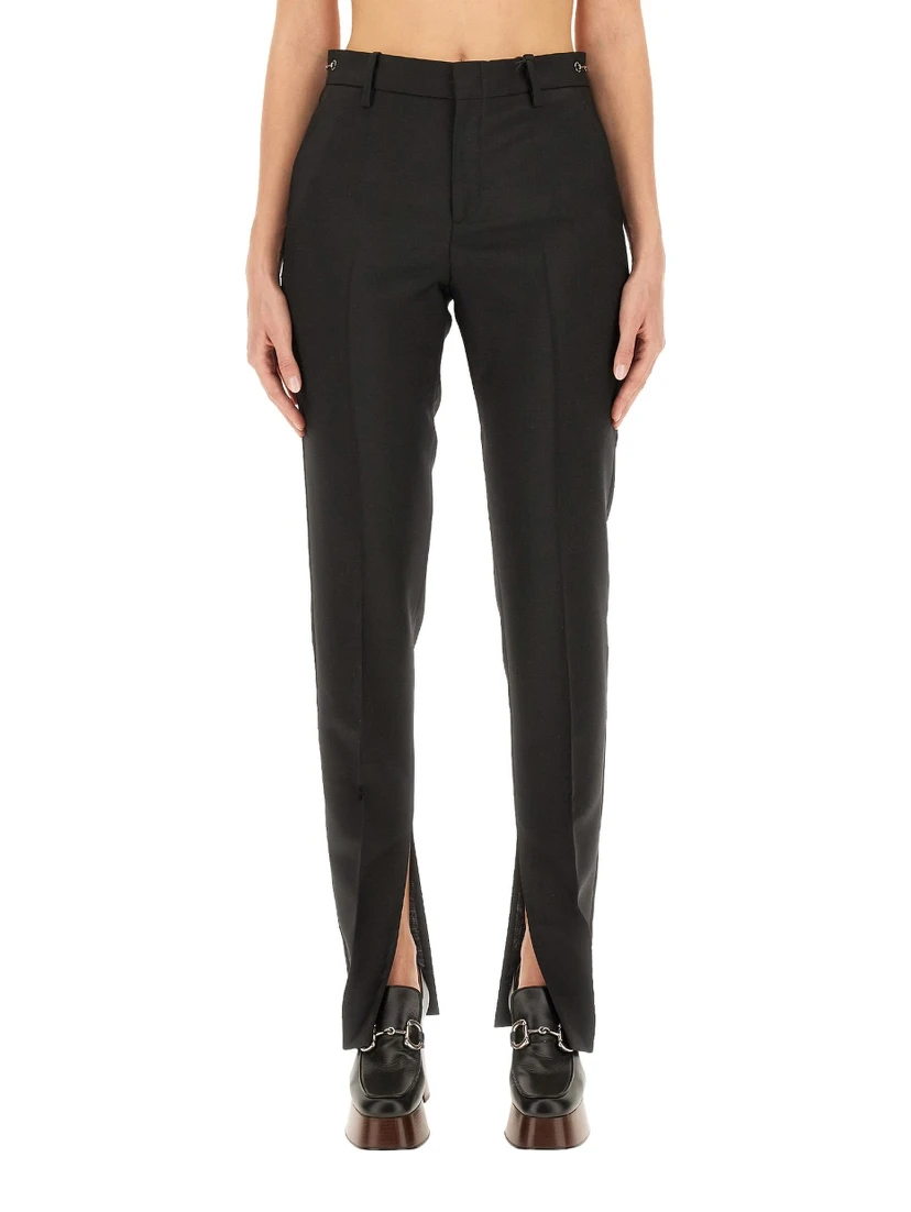PANTS WITH CLAMP