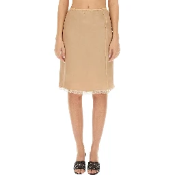 SILK CHIFFON SKIRT