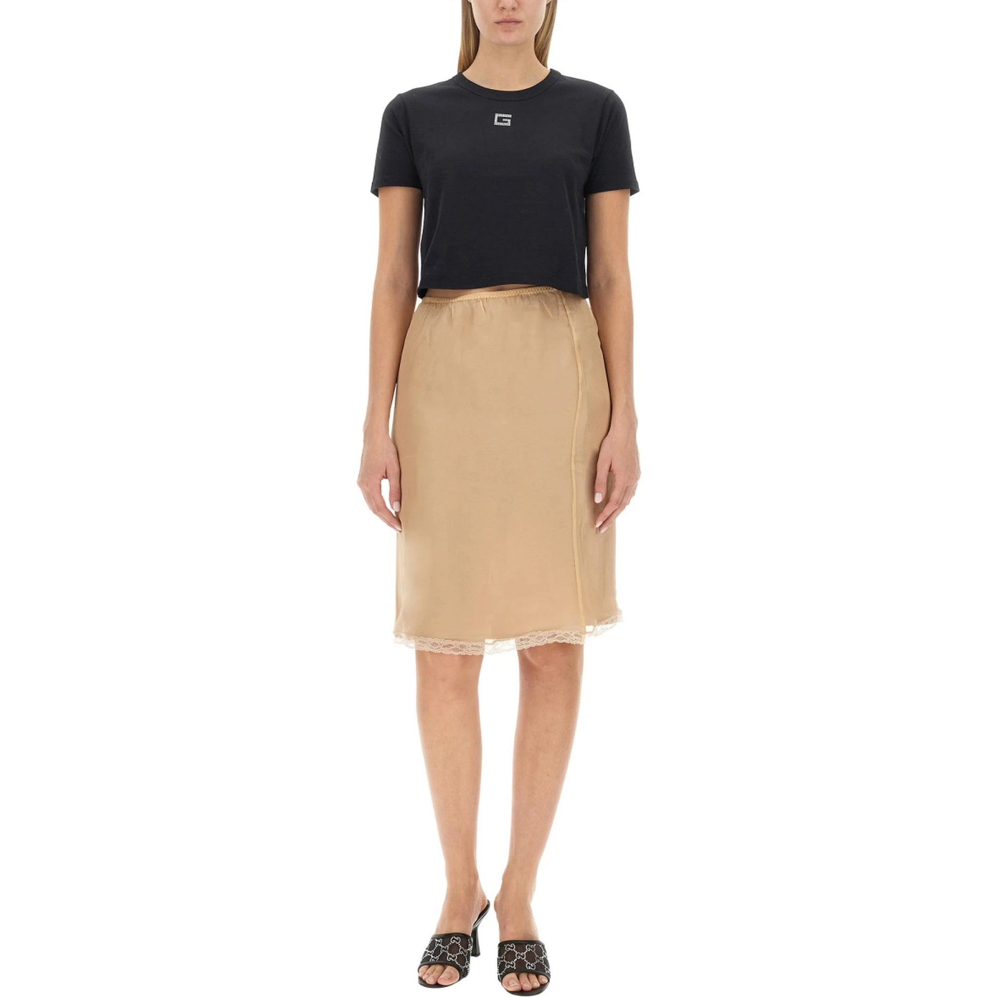 SILK CHIFFON SKIRT